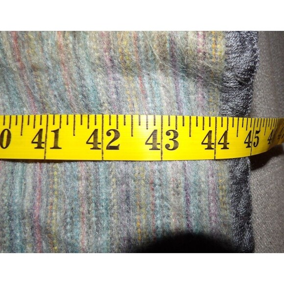 Alpacaloca Ecuadorian Alpaca Blend Cape Shawl Soft Plaid One Size Hooded Button - Picture 11 of 11